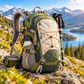 CALVEXOD™ TrailArc 22L Hiking Daypack – Lightweight Outdoor Backpack with Hydration Sleeve, Ventilated Back Panel & Trekking Pole Loops