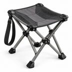 CALVEXOD™ RestPoint Folding Hiking Seat – Lightweight Portable Trail Stool with Carry Strap for Hiking, Camping, Fishing & Outdoor Events